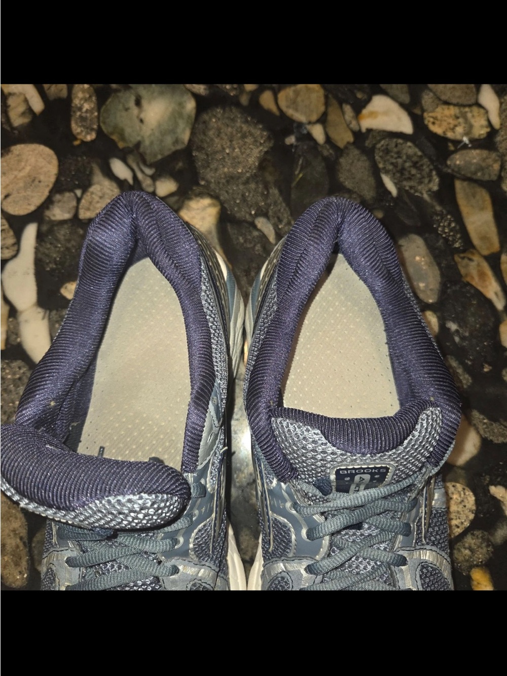 Brooks Addiction 11 Mens Running Shoes Blue Silver Gray Sneakers Size 11 - Picture 8 of 9